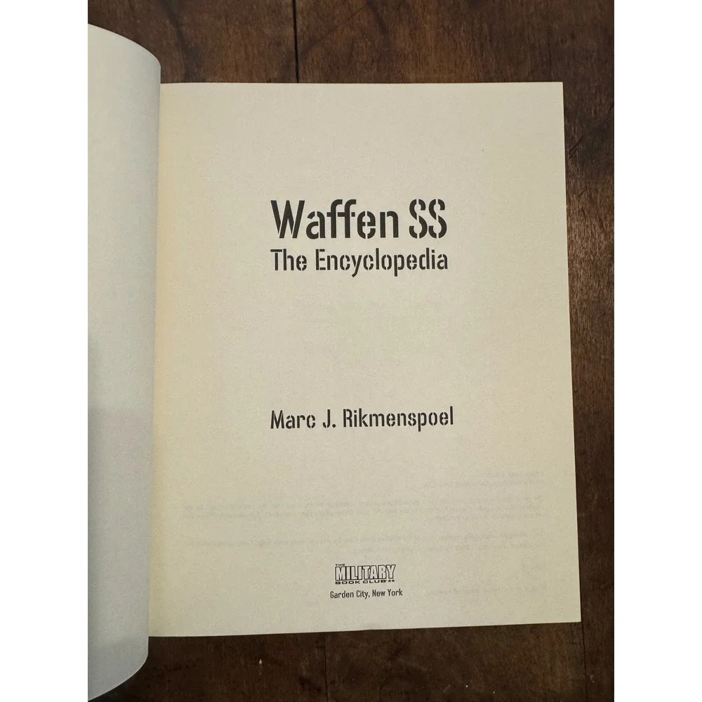 Military Book Club waffen ss